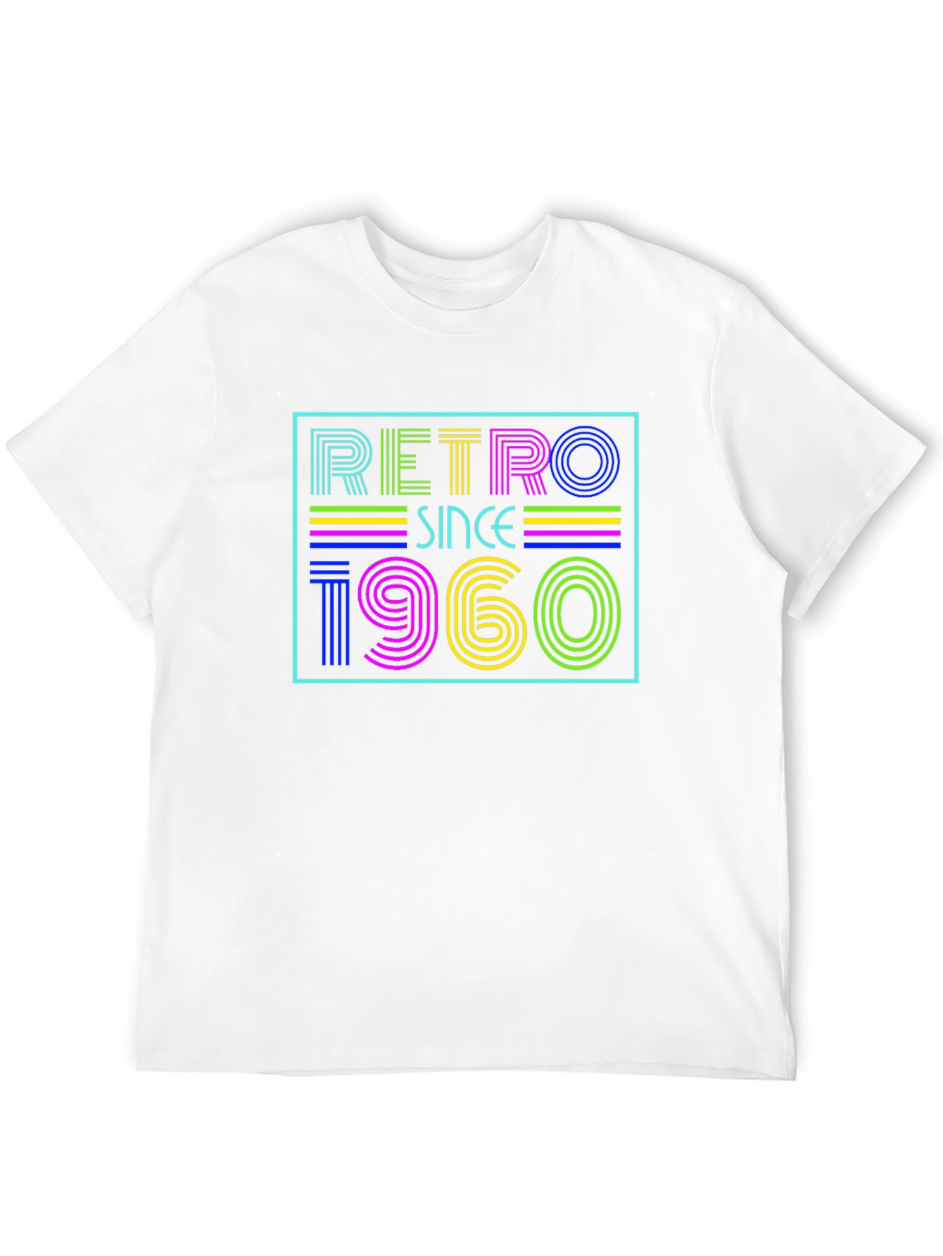 Retro Since 1960 Black T-Shirt