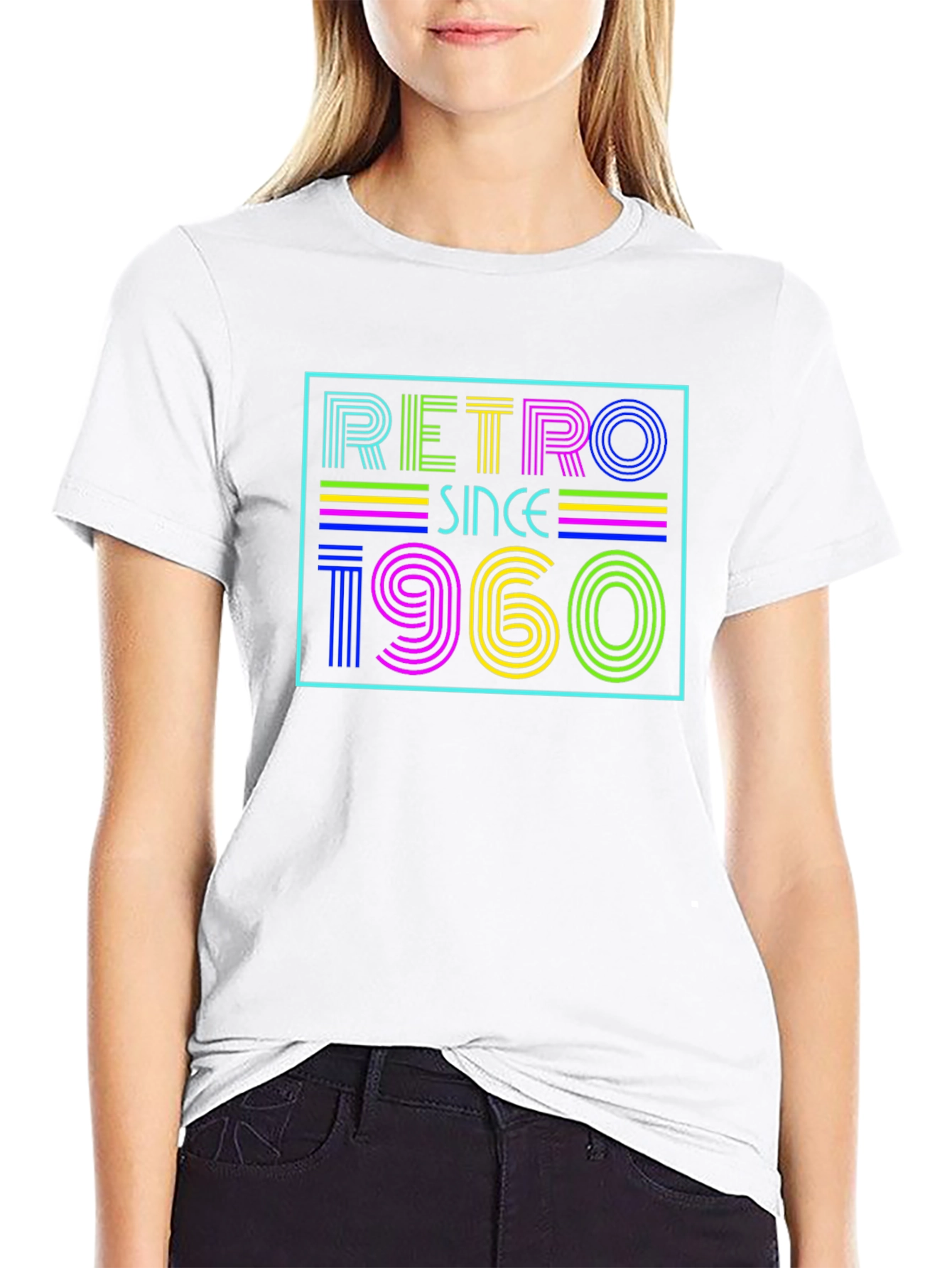 Retro Since 1960 Black T-Shirt