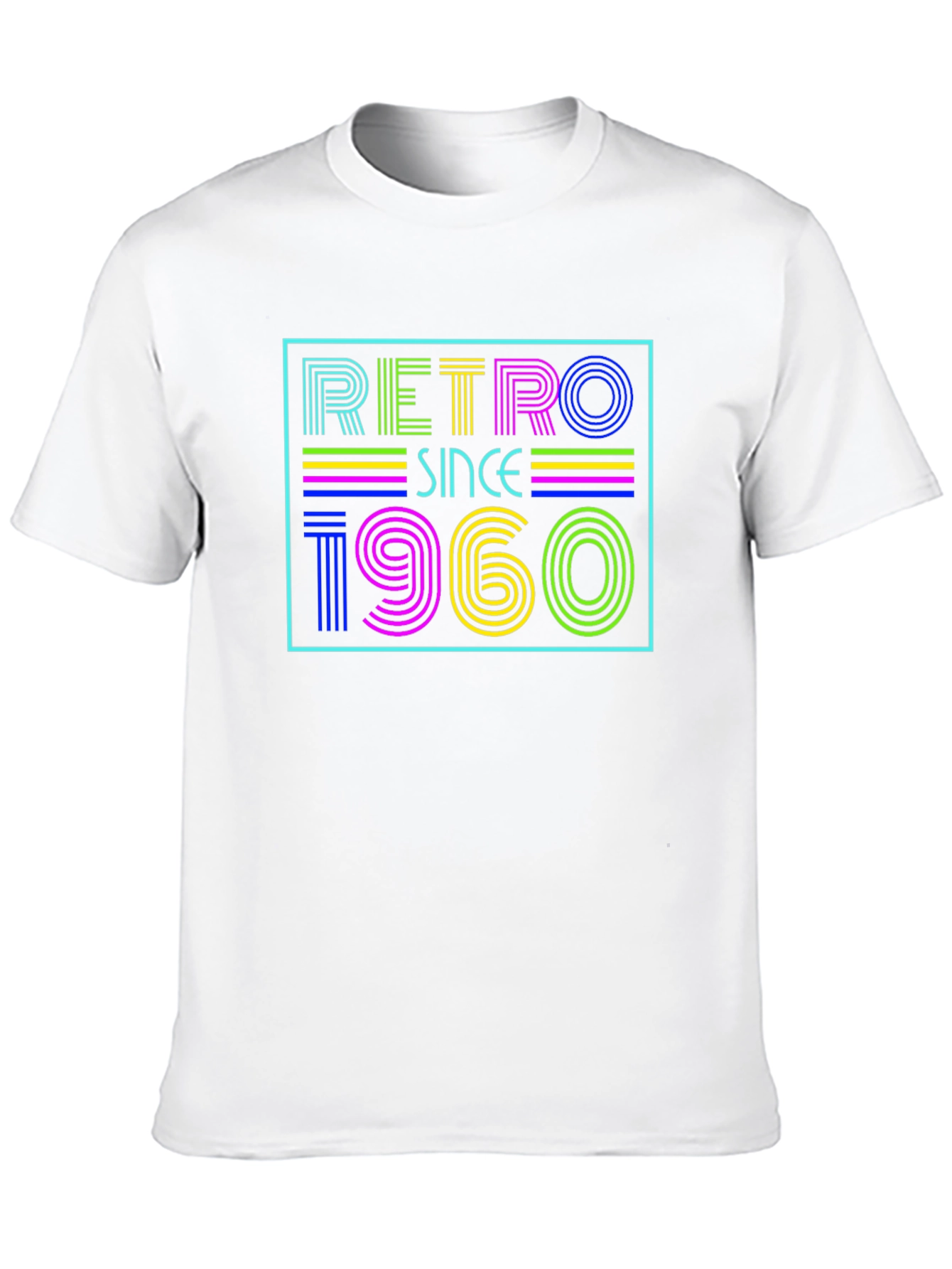 Retro Since 1960 Black T-Shirt