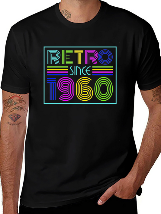 Retro Since 1960 Black T-Shirt