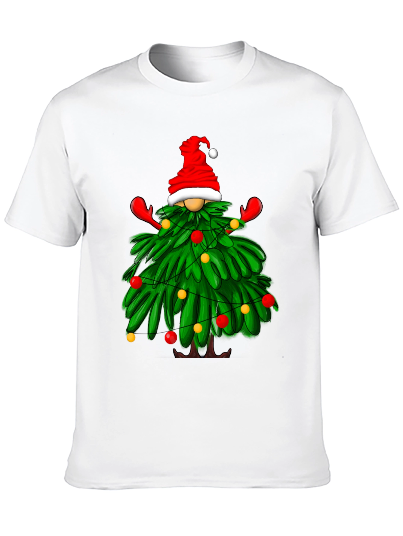 Festive Christmas Tree Gnome T-Shirt