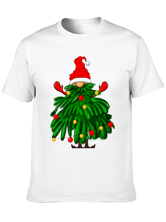 Festive Christmas Tree Gnome T-Shirt