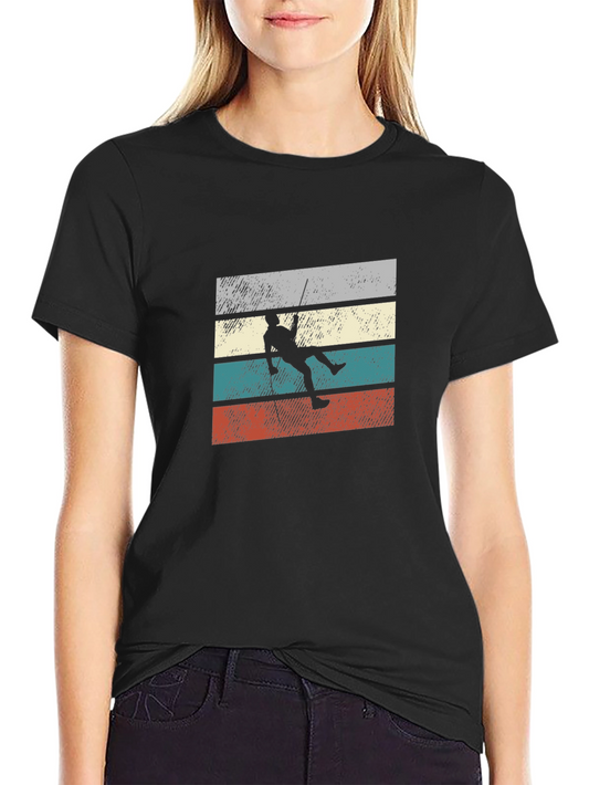 Retro Climber T-Shirt - Black
