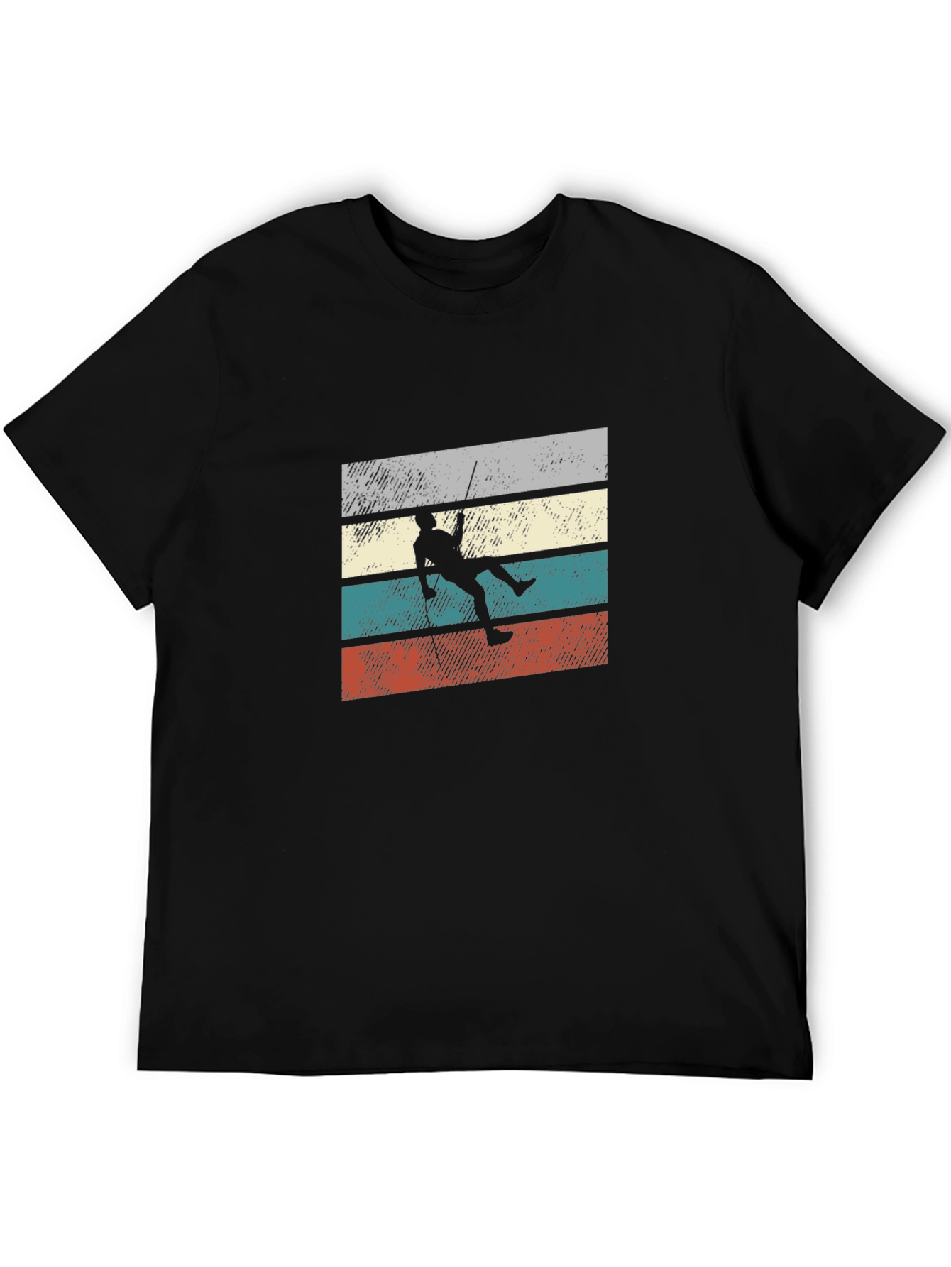 Retro Climber T-Shirt - Black