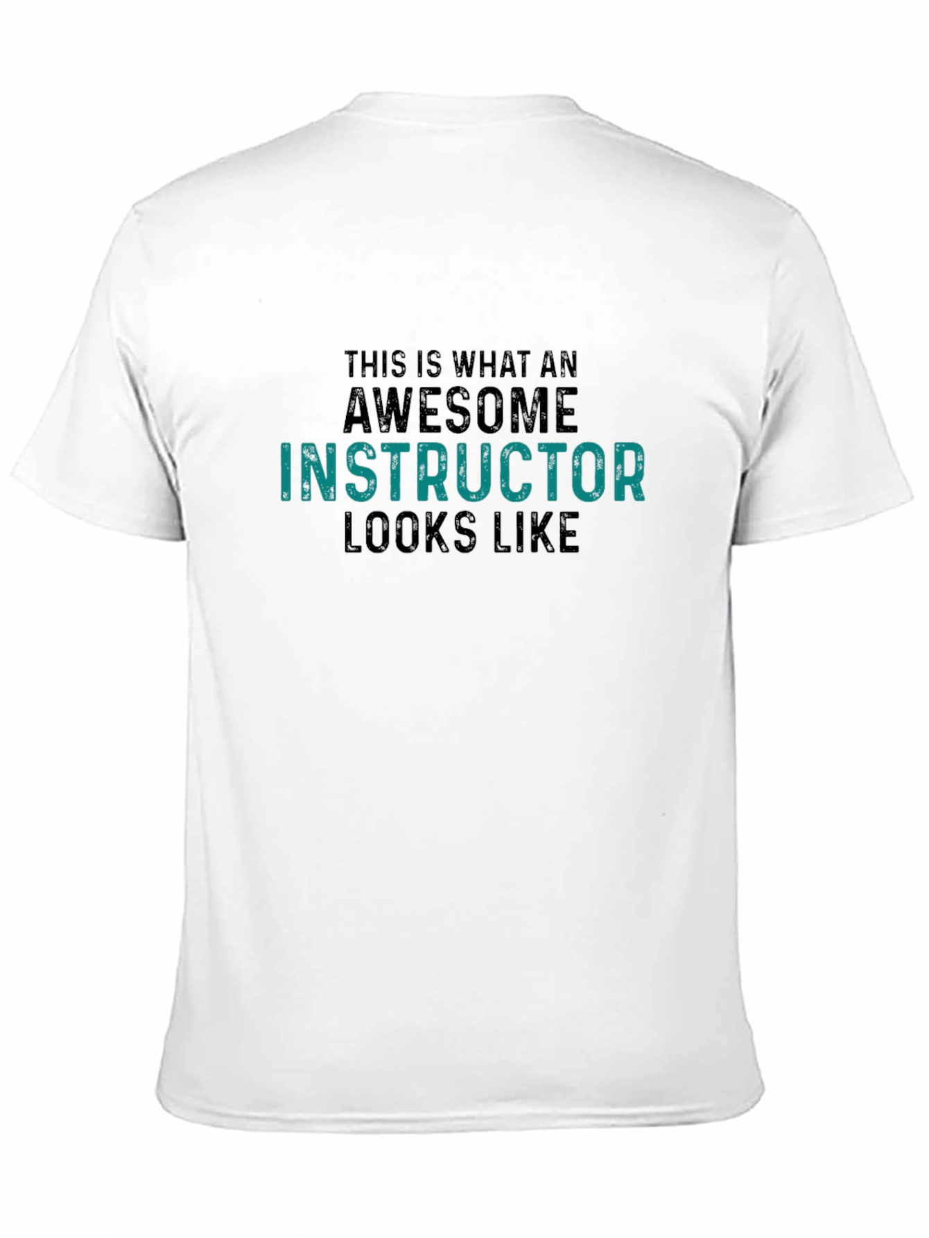 Awesome Instructor T-Shirt - Black Cotton Tee
