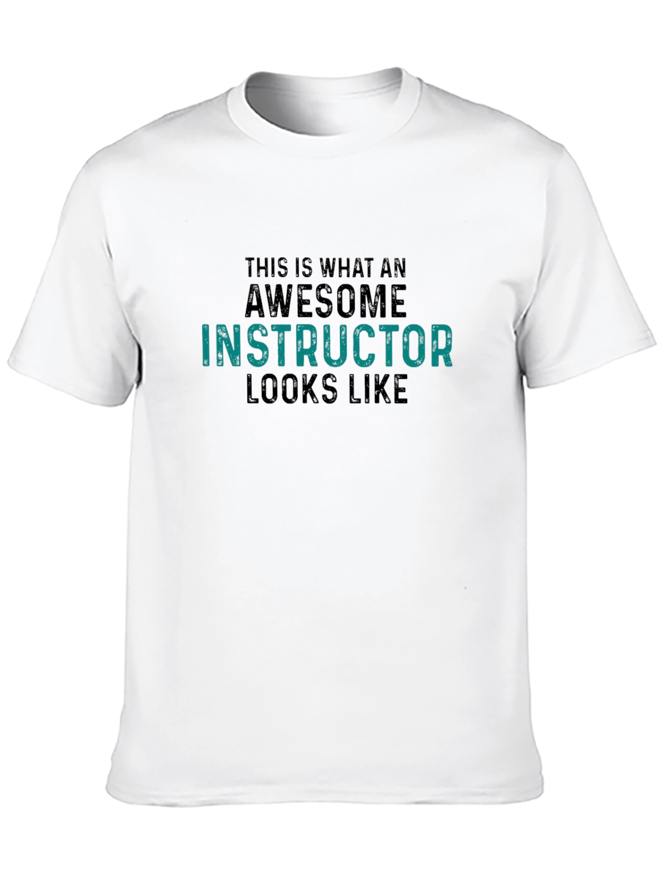 Awesome Instructor T-Shirt - Black Cotton Tee