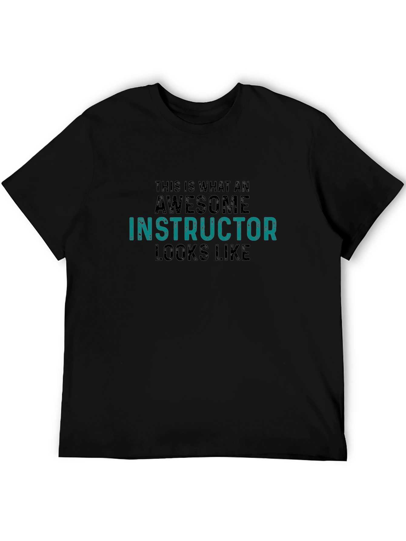 Awesome Instructor T-Shirt - Black Cotton Tee