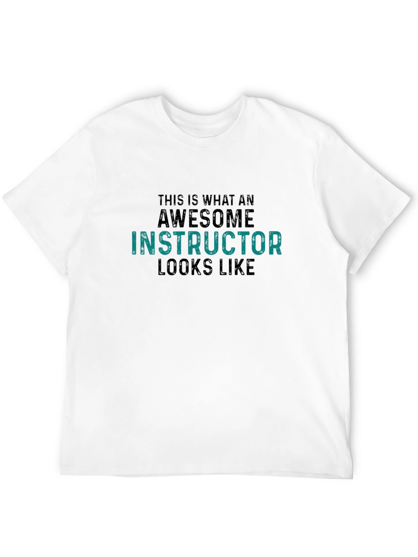 Awesome Instructor T-Shirt - Black Cotton Tee