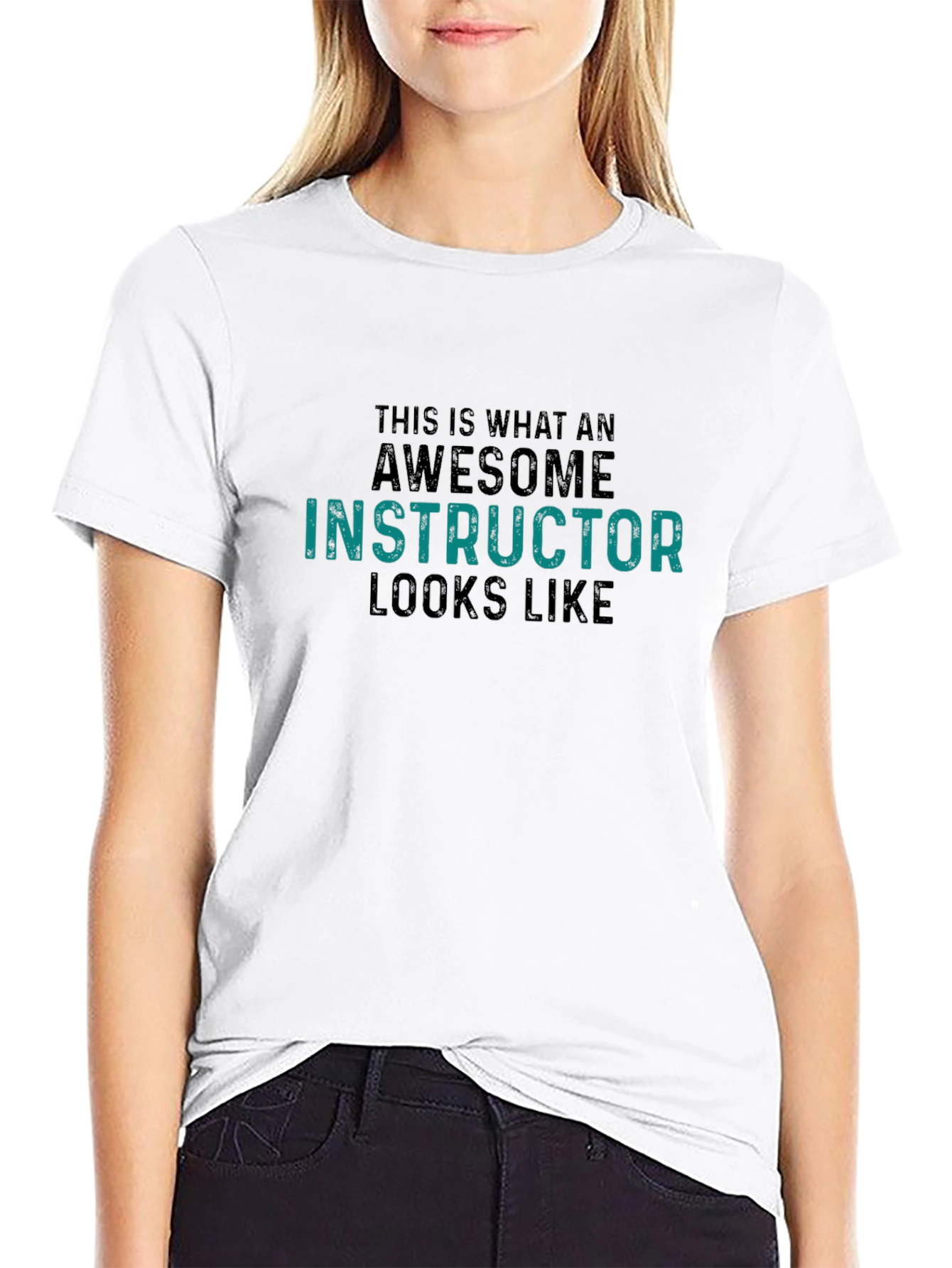 Awesome Instructor T-Shirt - Black Cotton Tee