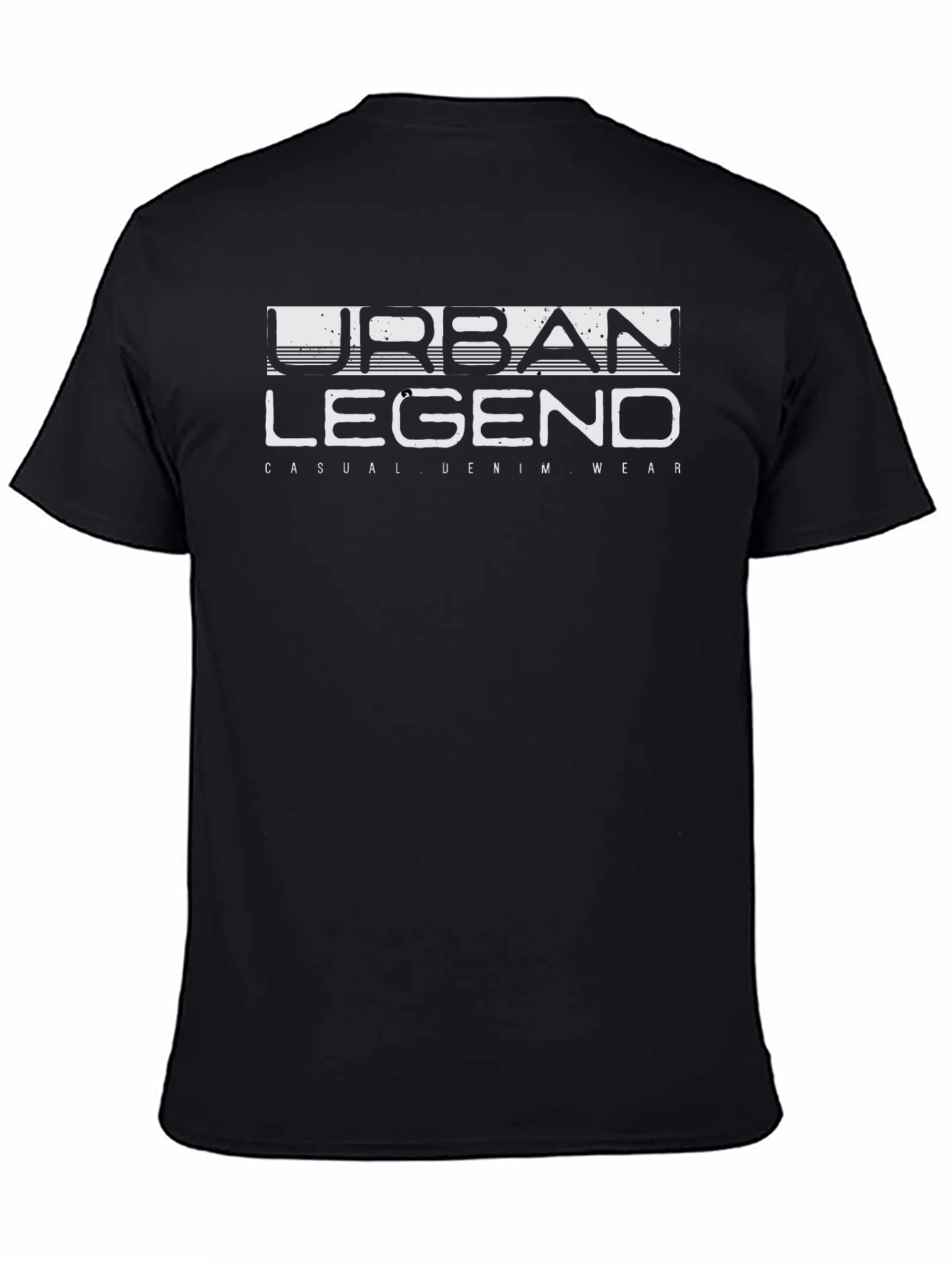 Urban Legend Mens Black Graphic Tee