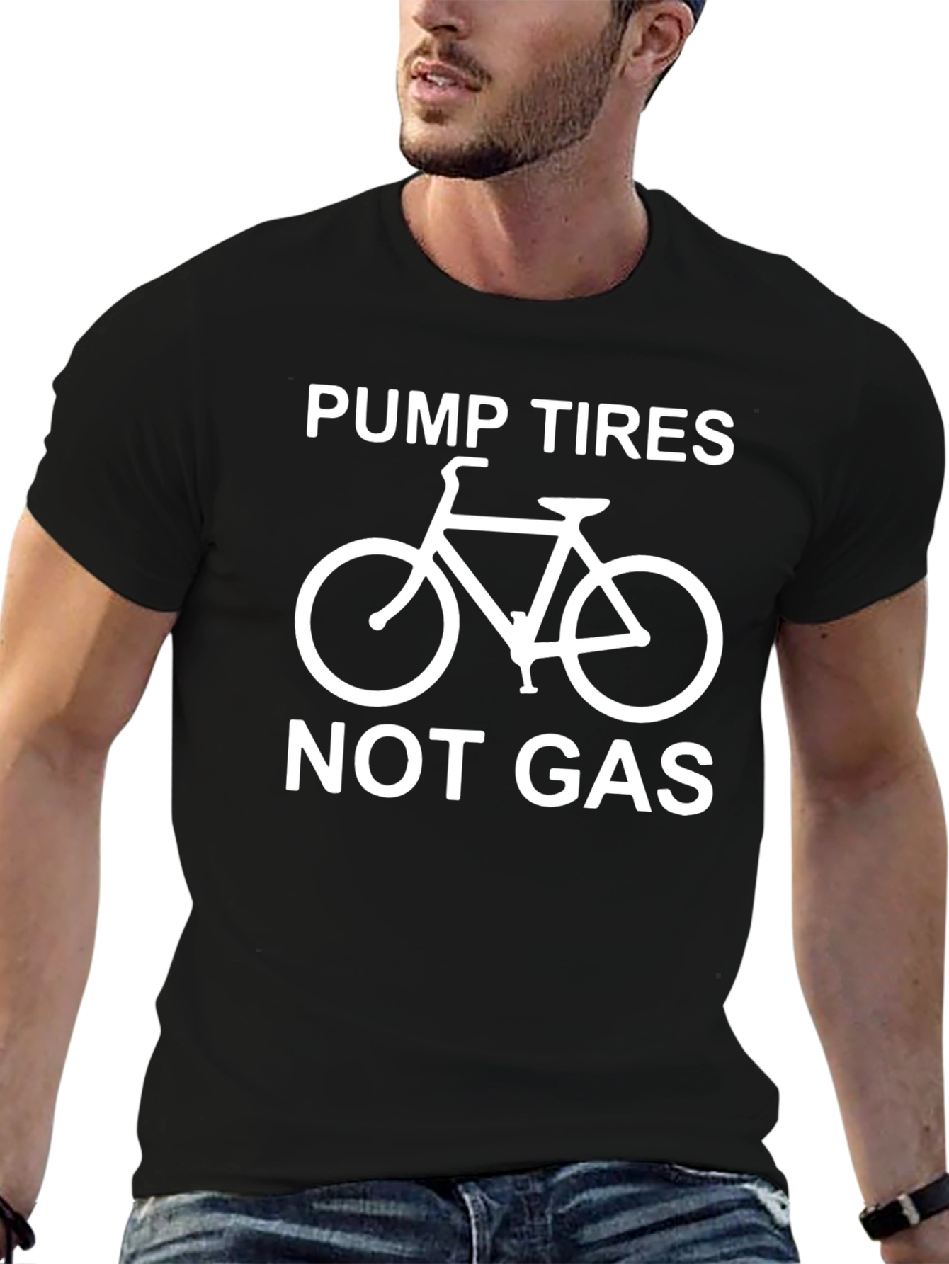 Pump Tires Not Gas Graphic Tee