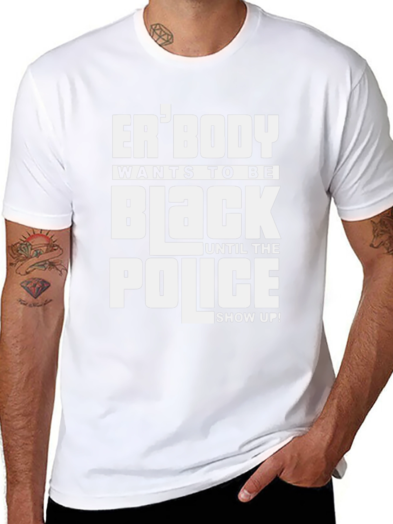 Erbody Wants to be Black T-Shirt