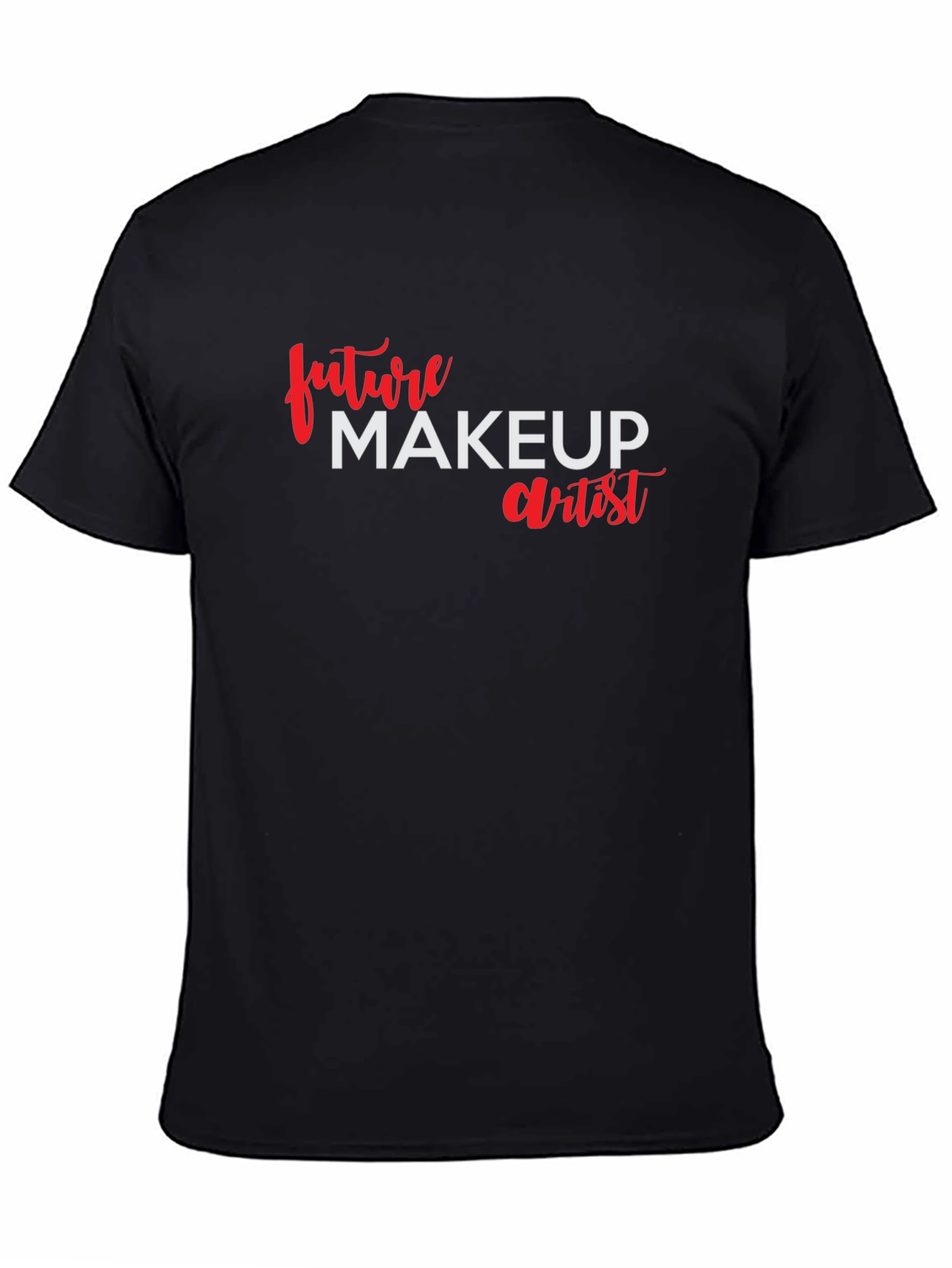 Future Makeup Artist Black Cotton T-Shirt