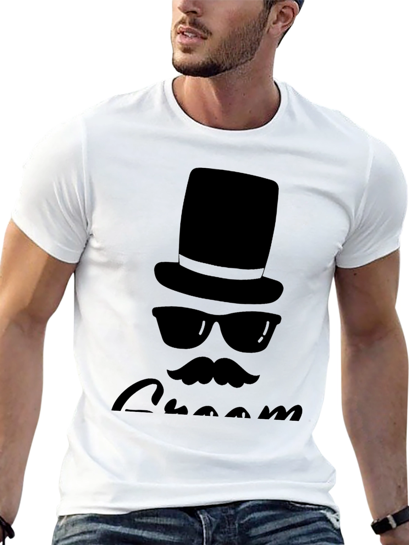 Groom Gentleman Top Hat T-Shirt