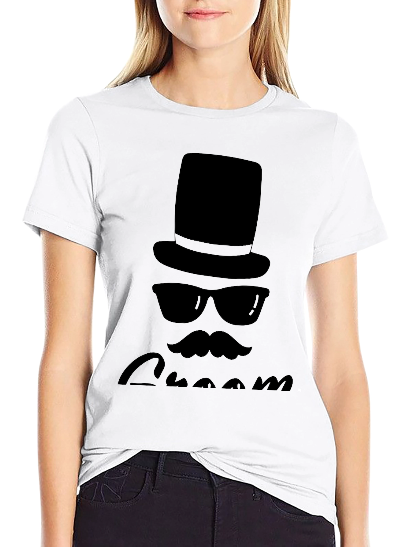 Groom Gentleman Top Hat T-Shirt