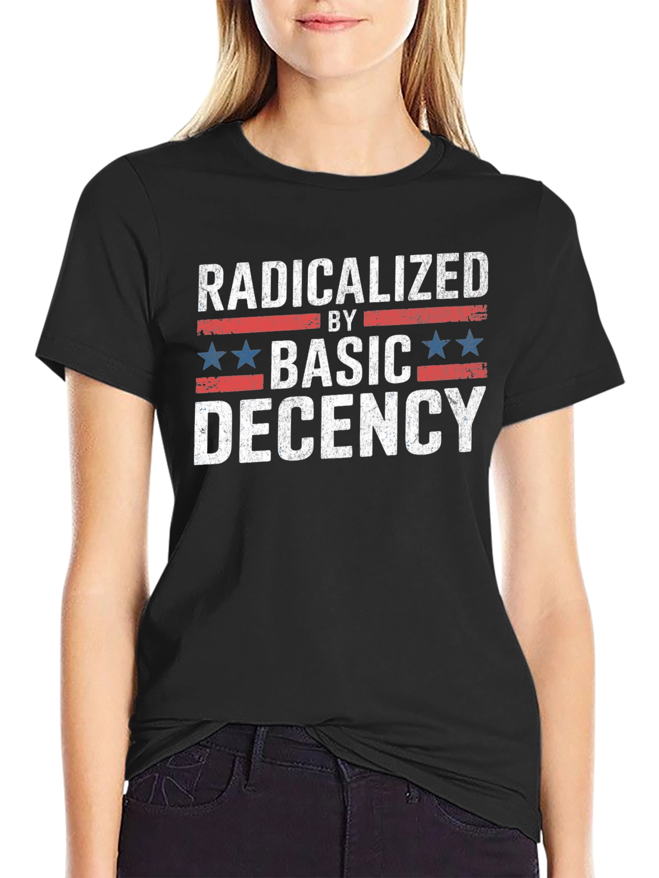 Radicalized by Basic Decency Graphic Tee