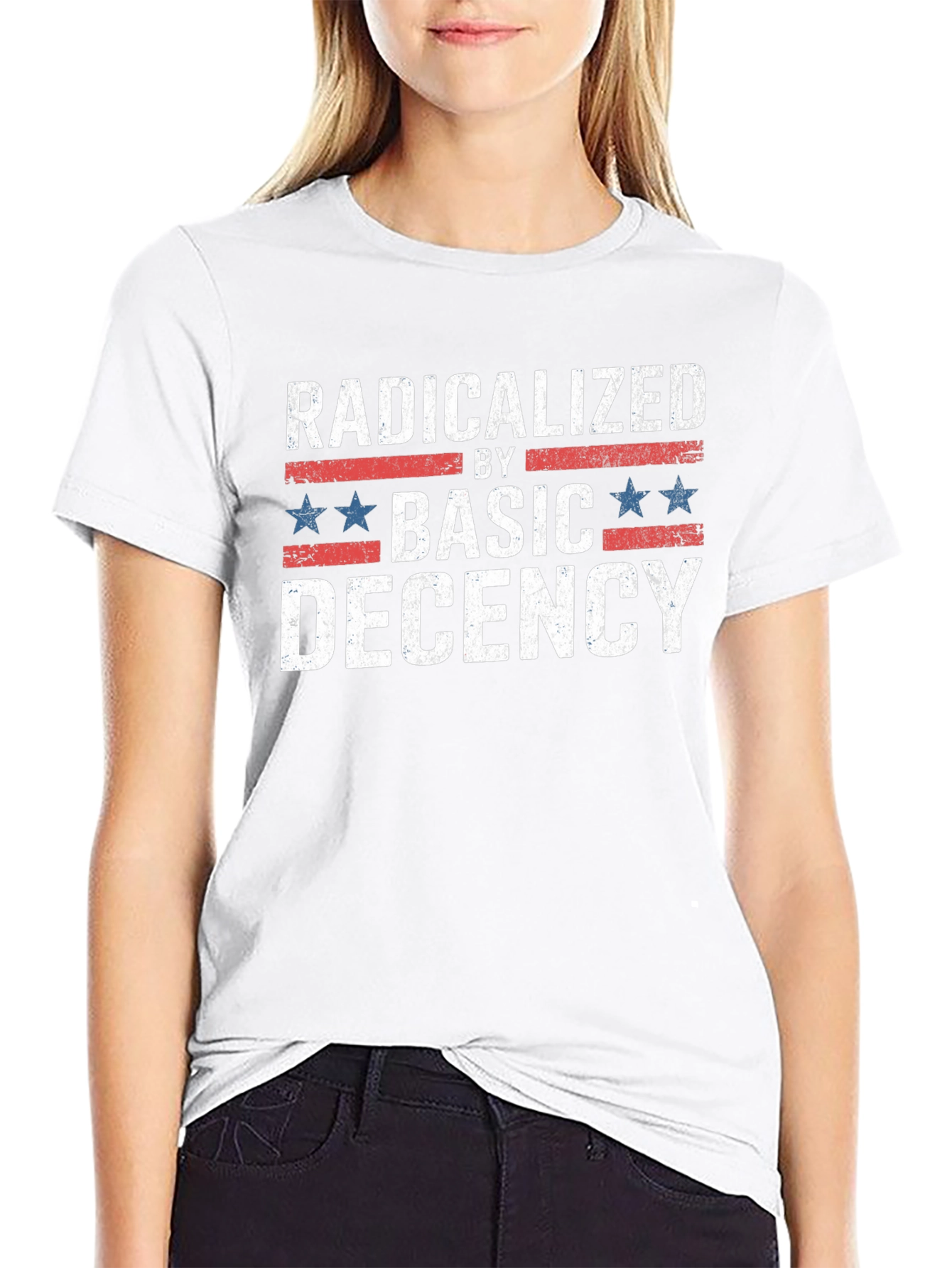 Radicalized by Basic Decency Graphic Tee