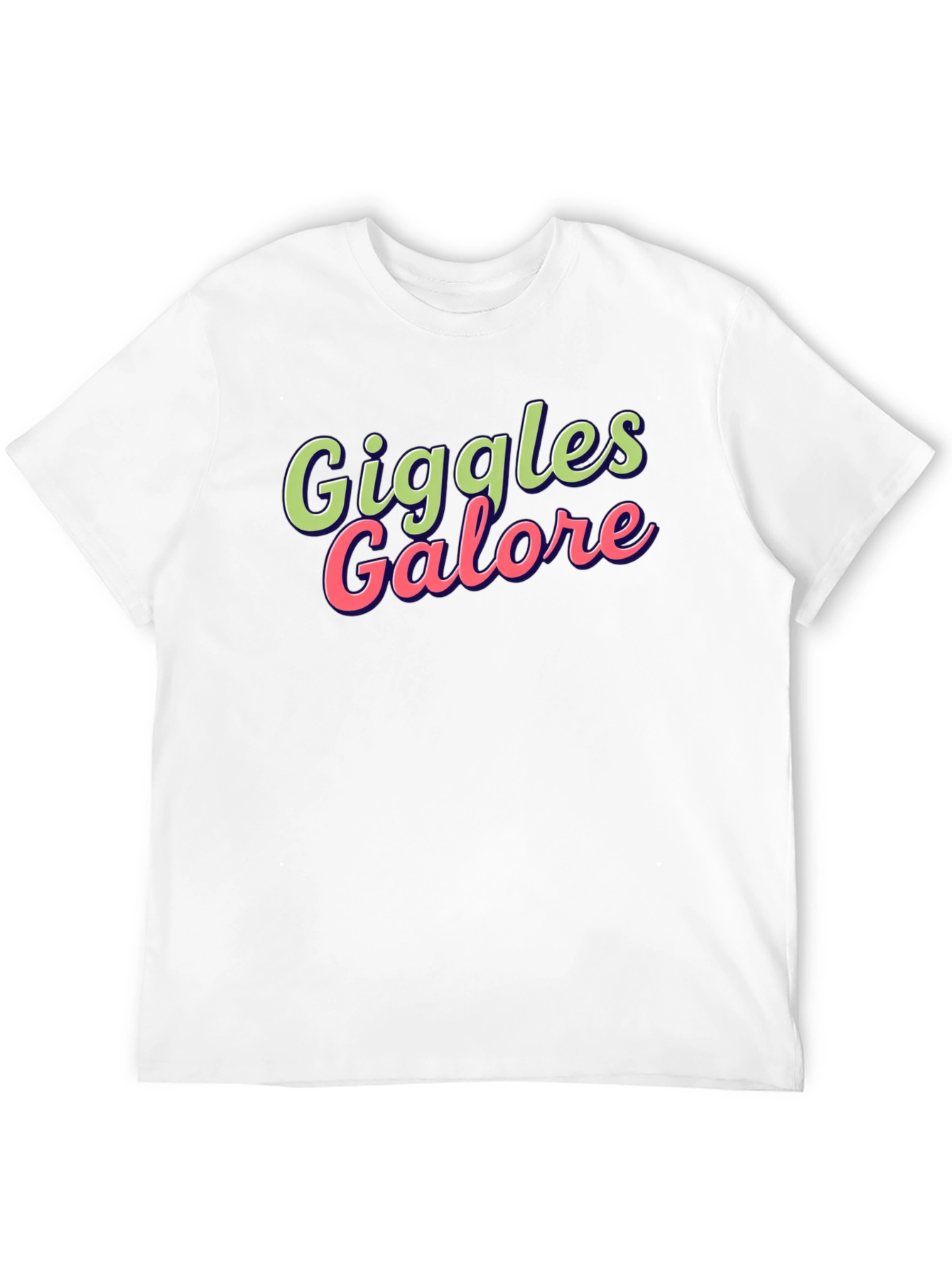 Giggles Galore Graphic Tee - Fun Black T-Shirt