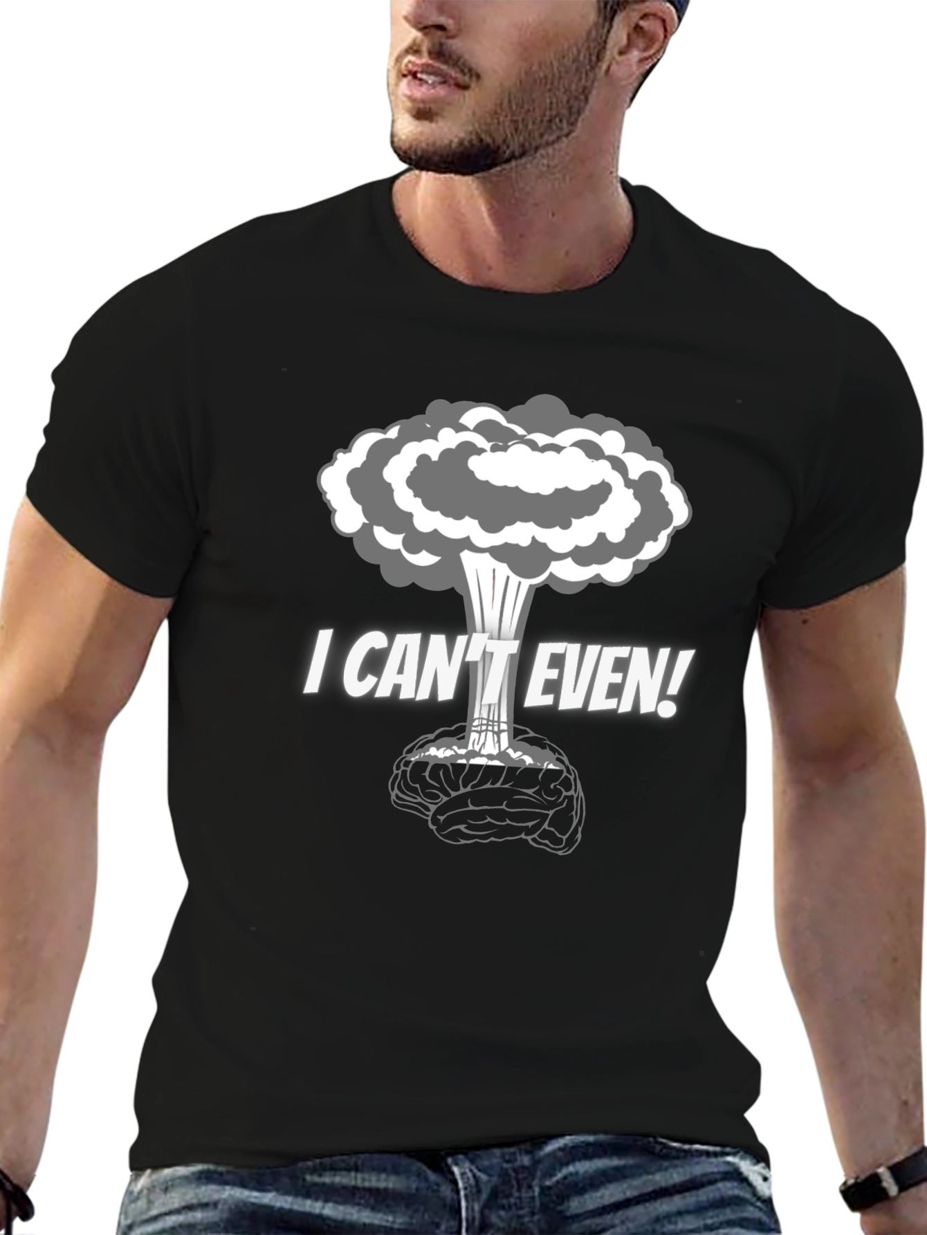 I Cant Even! Brain Explosion Graphic T-Shirt