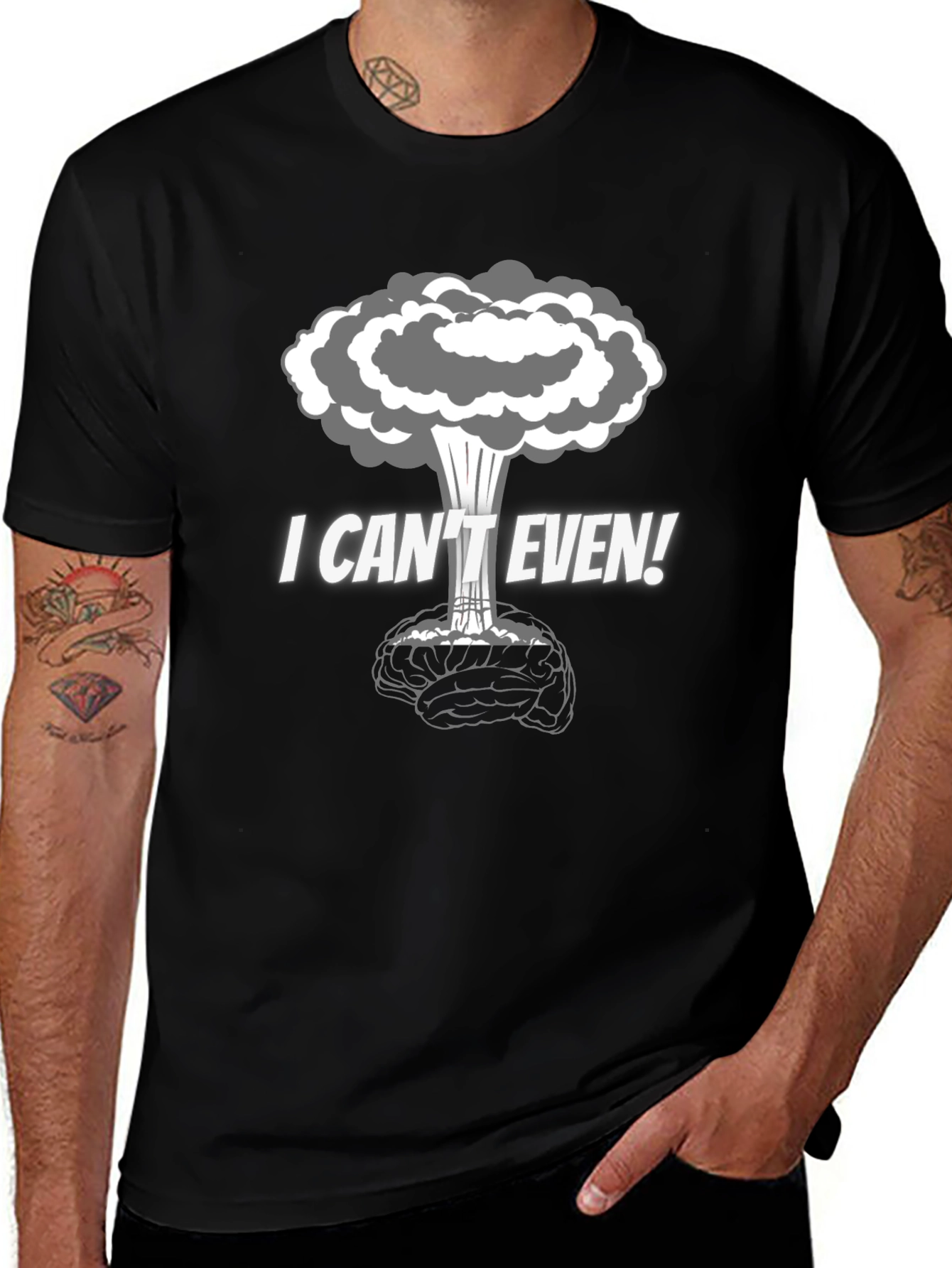 I Cant Even! Brain Explosion Graphic T-Shirt