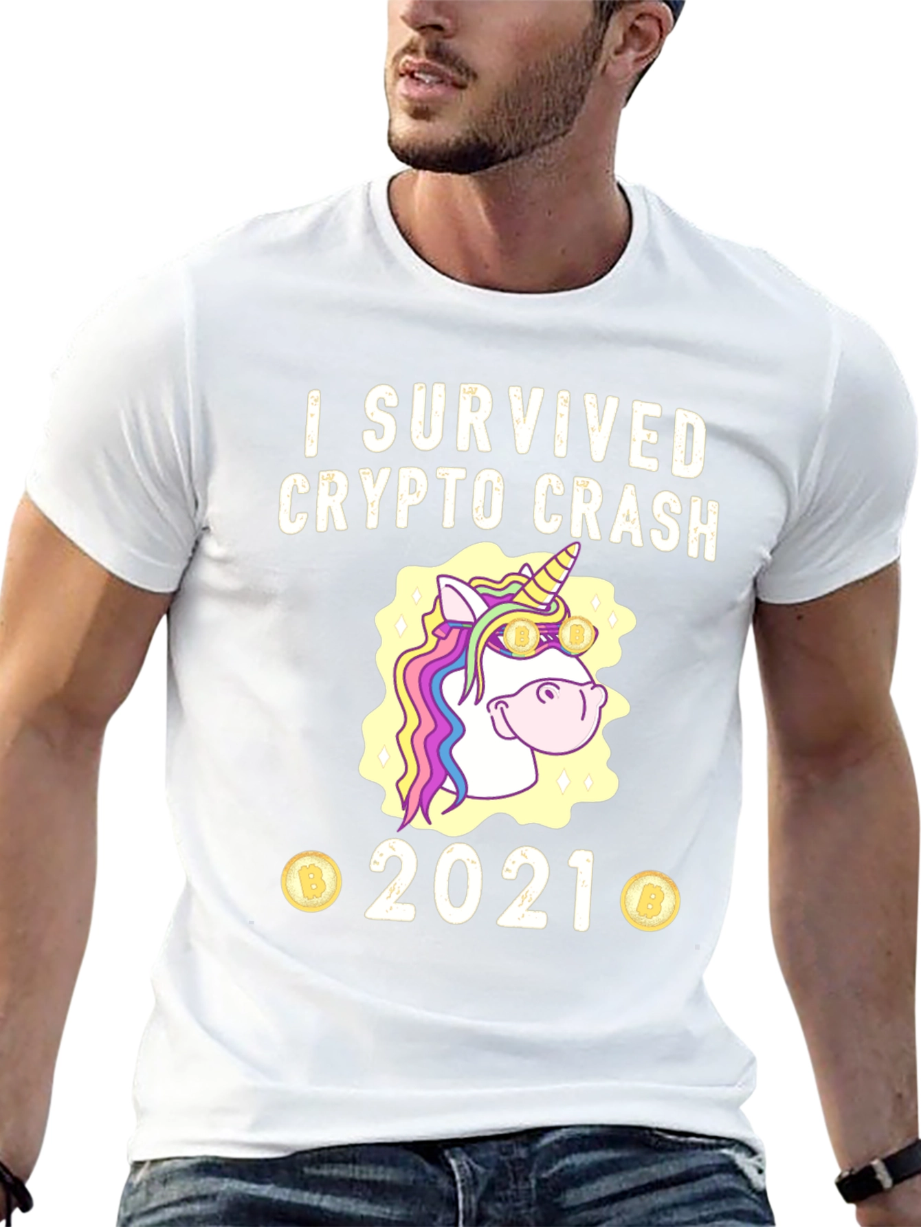 Crypto Crash 2021 Survivor T-Shirt