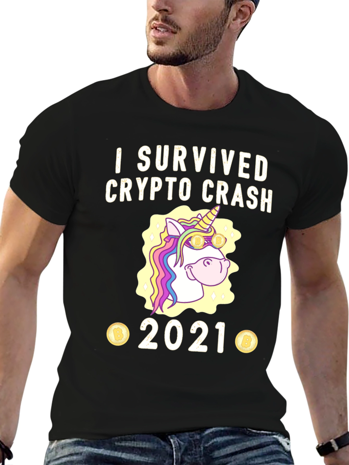 Crypto Crash 2021 Survivor T-Shirt