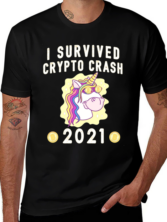 Crypto Crash 2021 Survivor T-Shirt