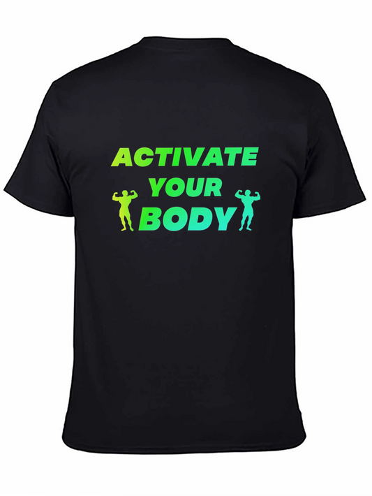 Activate Your Body Black T-Shirt
