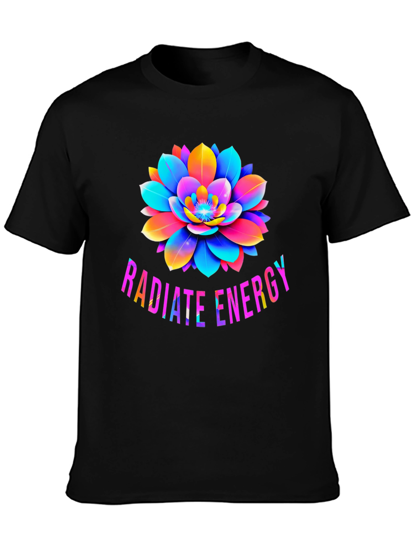 Radiate Energy Lotus Graphic T-Shirt
