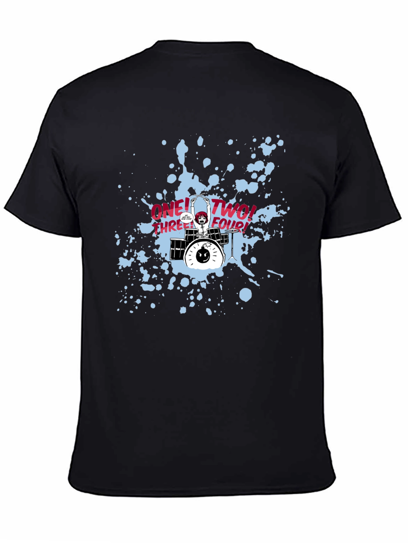 Scott Pilgrim Drummer T-Shirt: One Two Three Four!