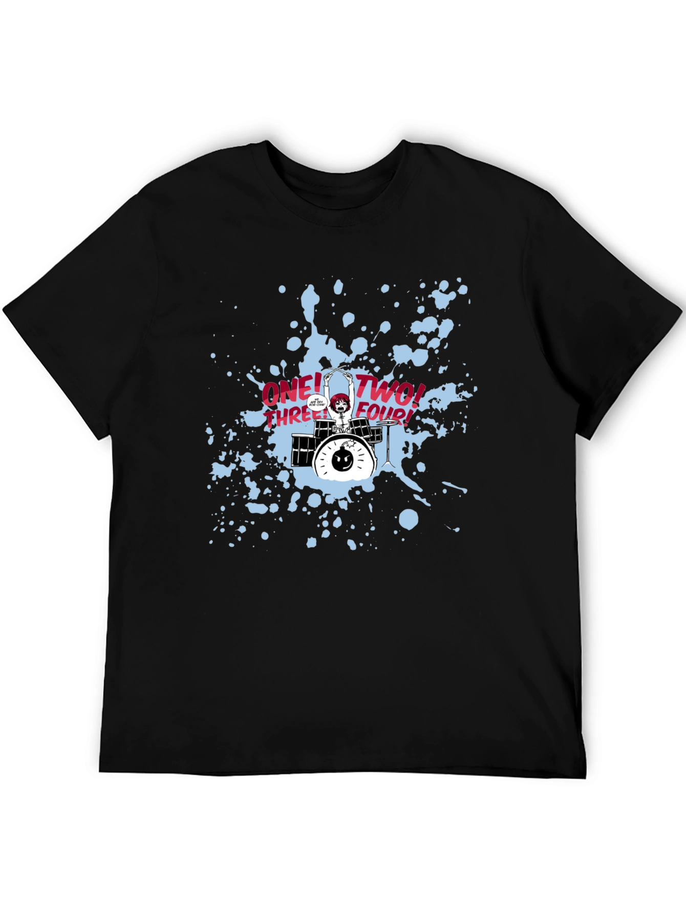Scott Pilgrim Drummer T-Shirt: One Two Three Four!