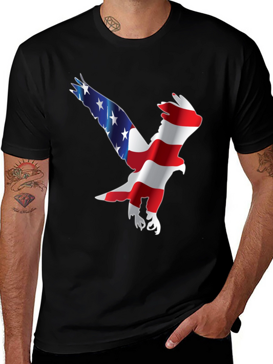American Flag Eagle Graphic Tee