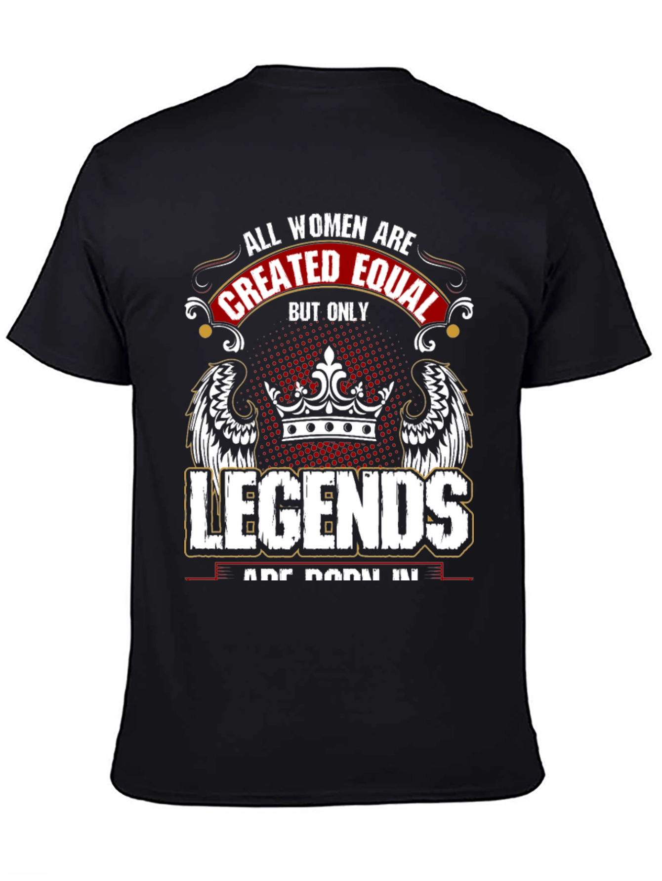 All Women Legends Black T-Shirt