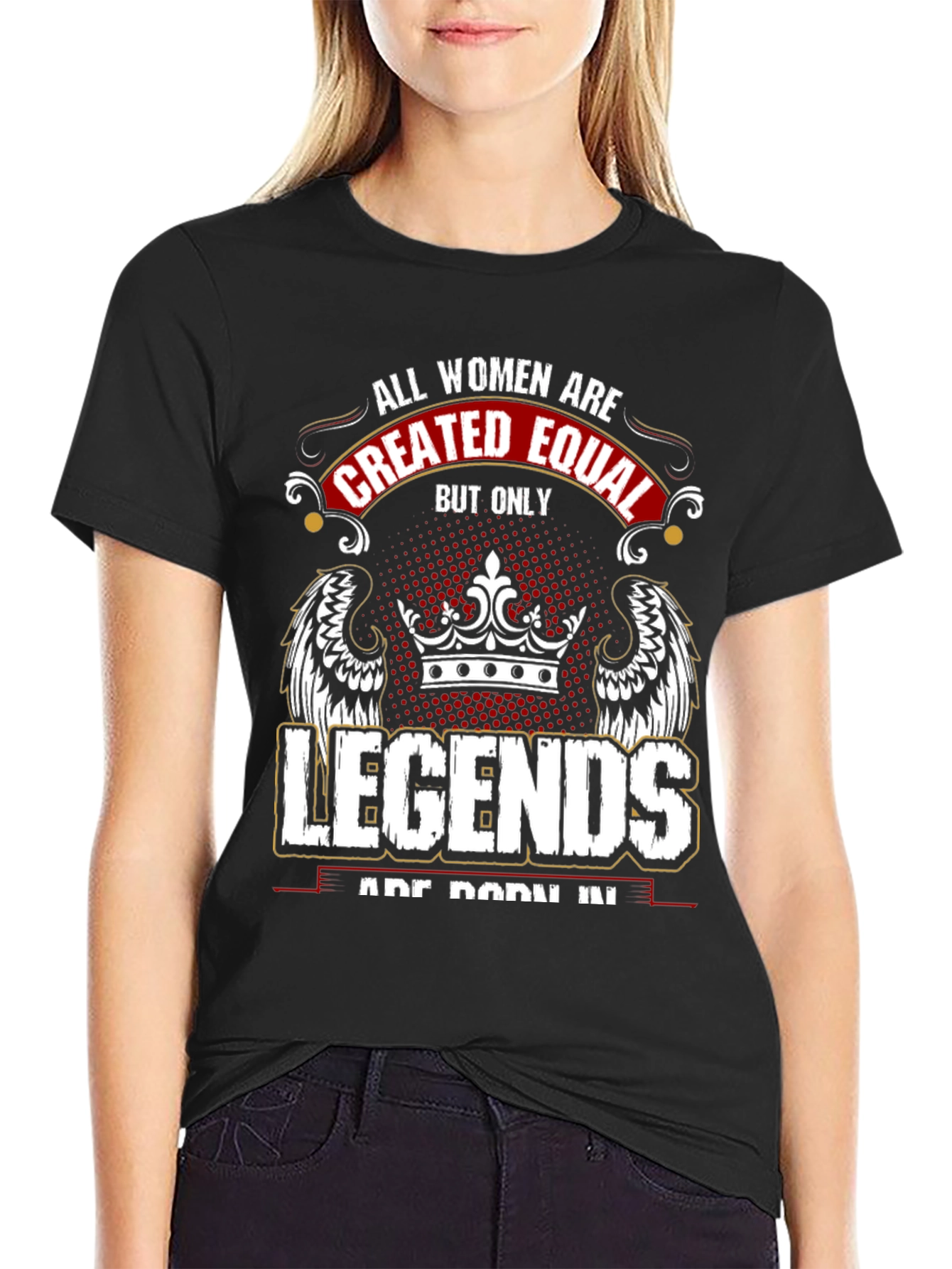 All Women Legends Black T-Shirt