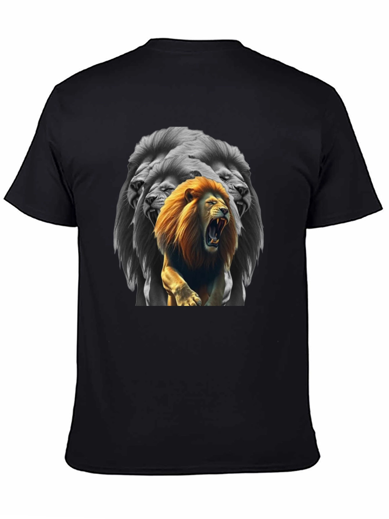 Lion King Graphic T-Shirt - Bold Black Tee