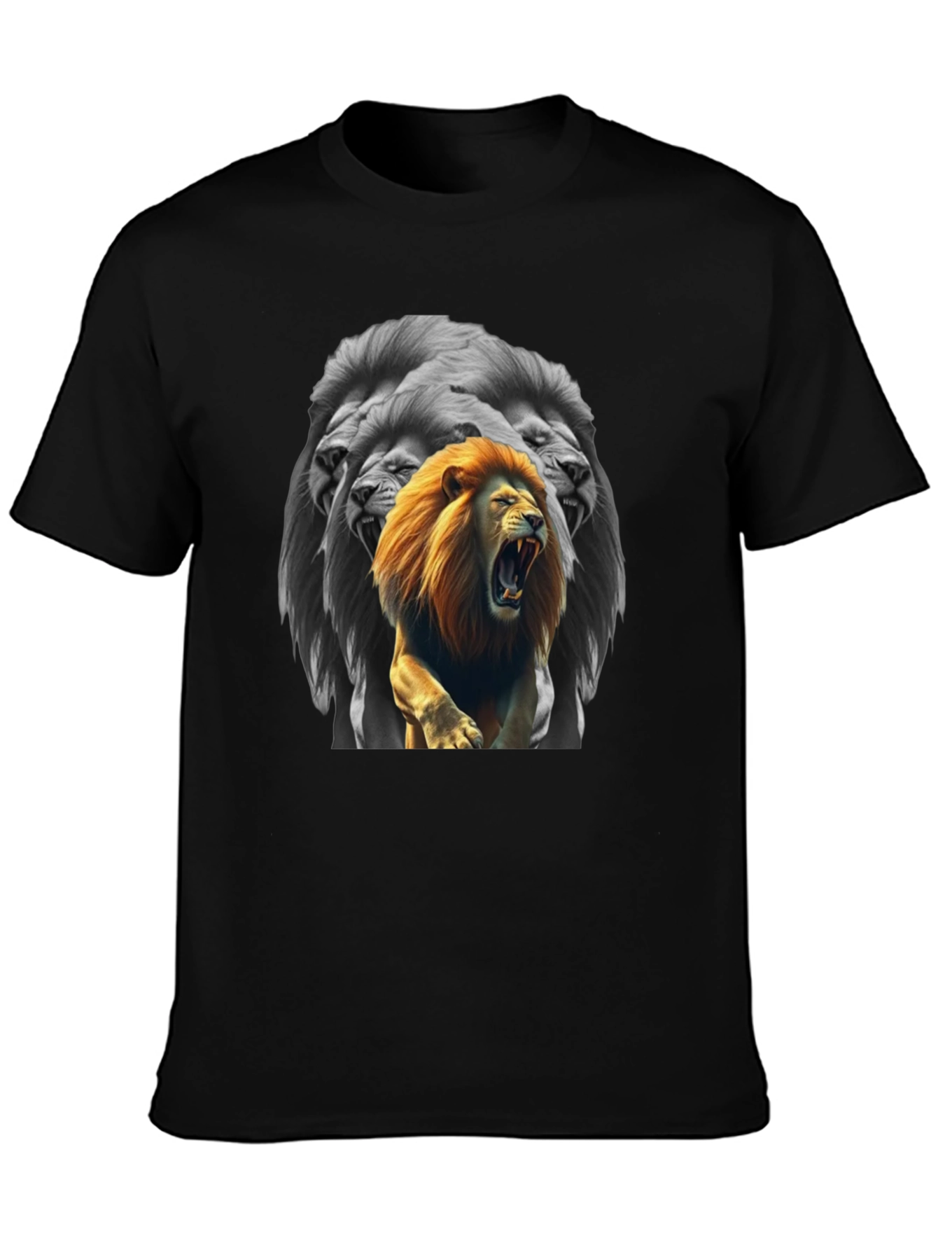 Lion King Graphic T-Shirt - Bold Black Tee
