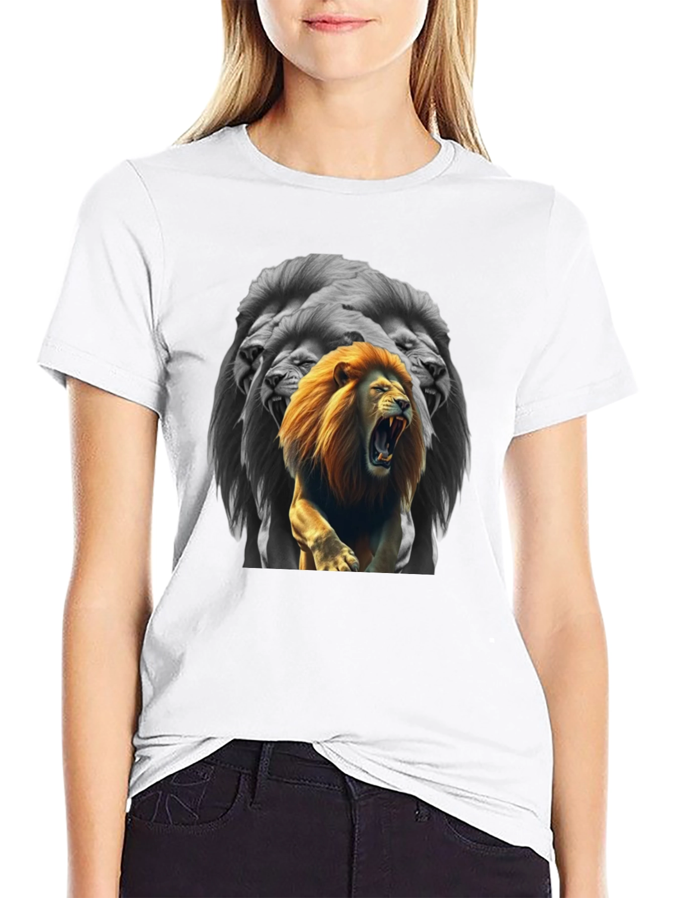 Lion King Graphic T-Shirt - Bold Black Tee