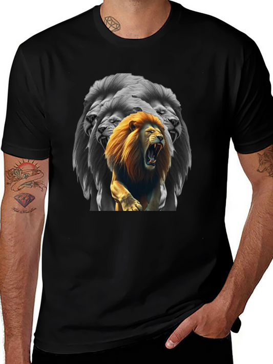 Lion King Graphic T-Shirt - Bold Black Tee