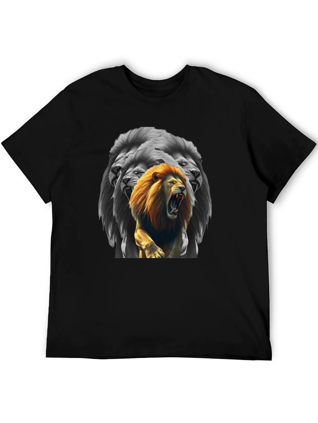 Lion King Graphic T-Shirt - Bold Black Tee