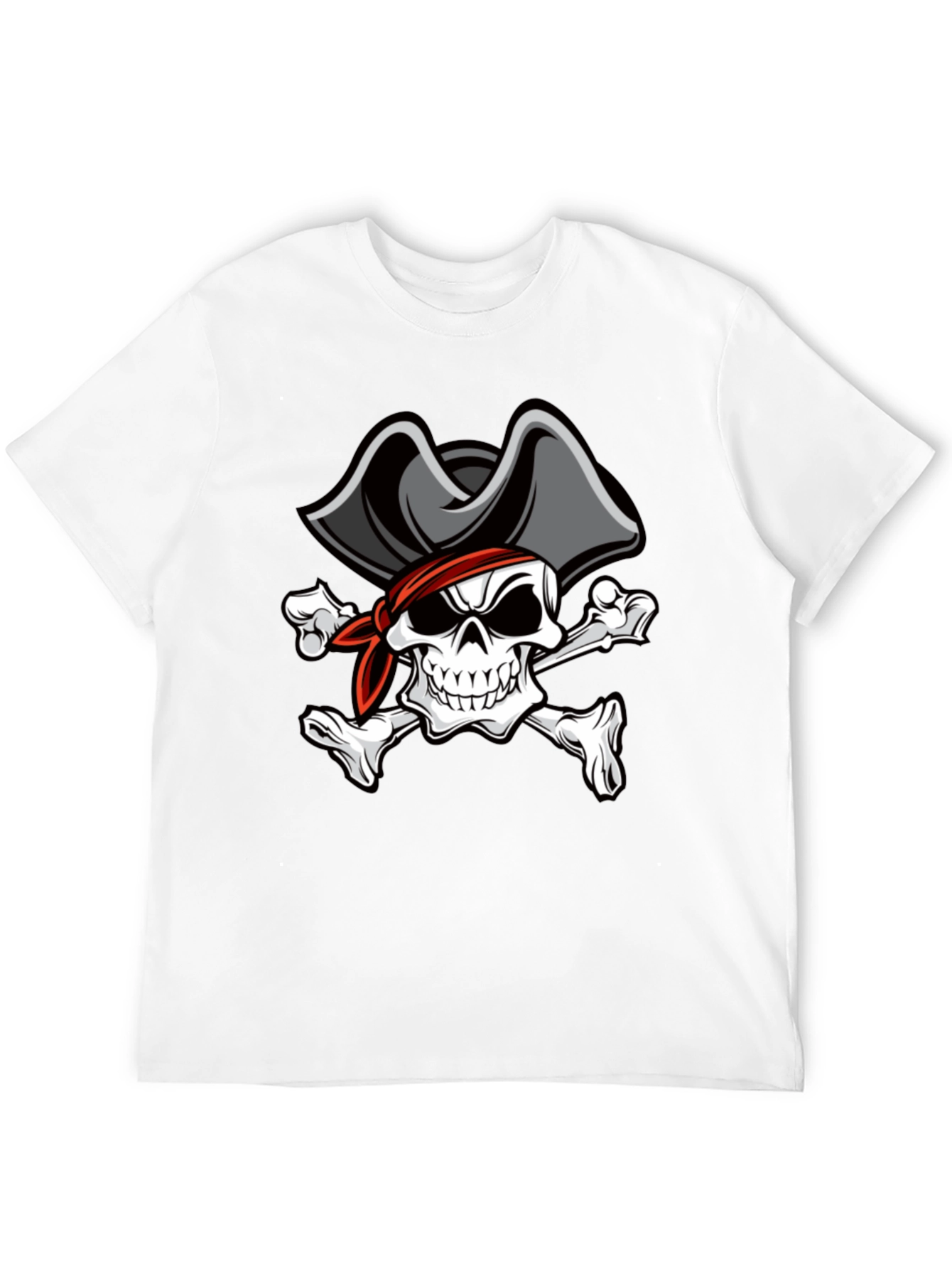 Pirate Skull T-Shirt - Classic Design