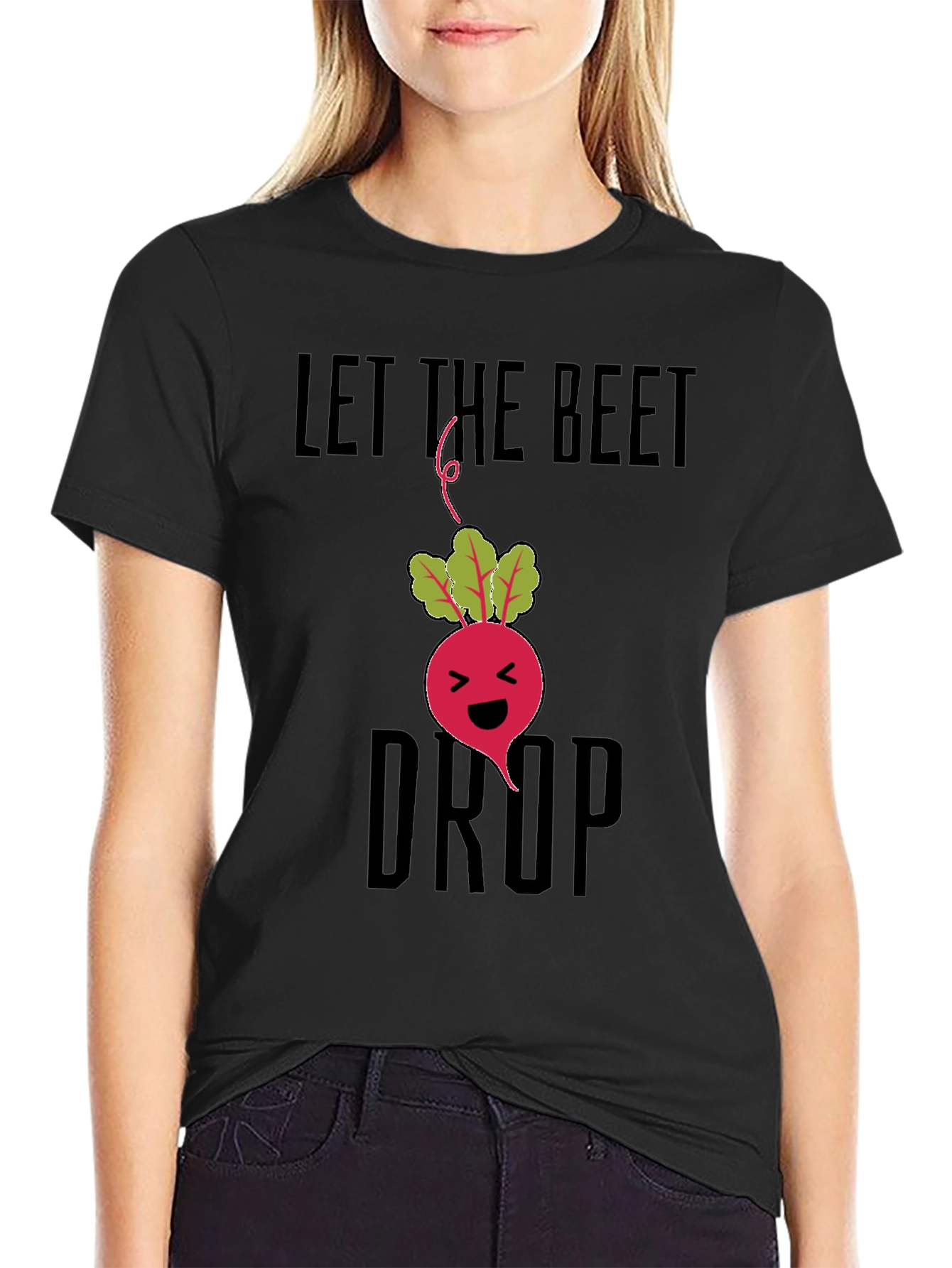 Let the Beet Drop Funny Graphic Tee