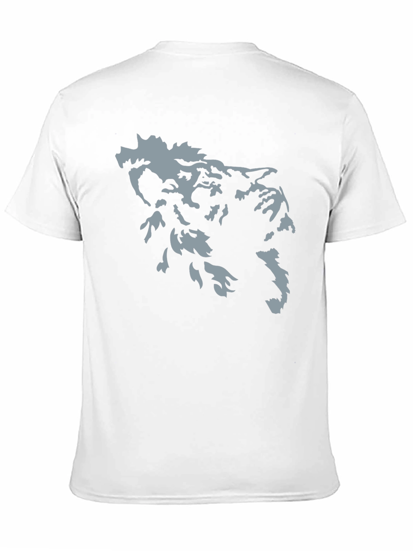 Cool Black T-Shirt with Wolf Graphic