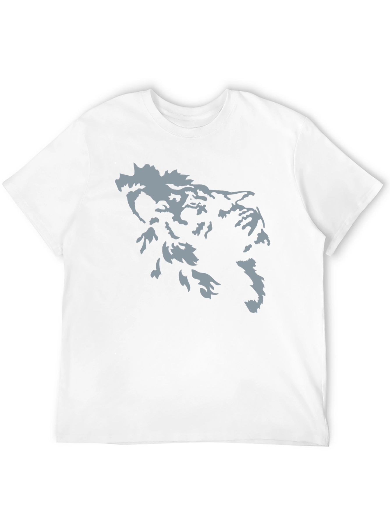 Cool Black T-Shirt with Wolf Graphic