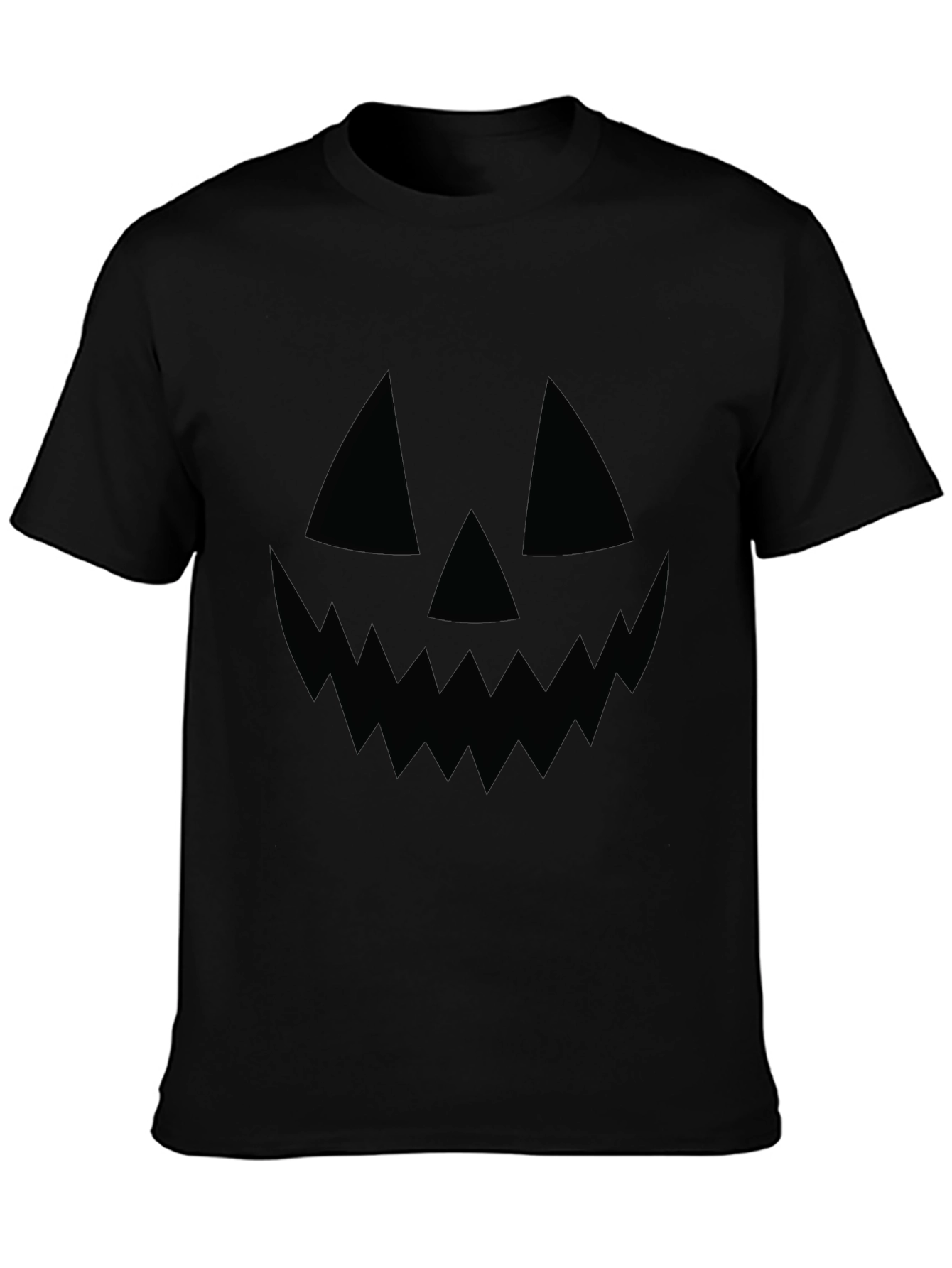 Mens Halloween Jack-O-Lantern Face T-Shirt