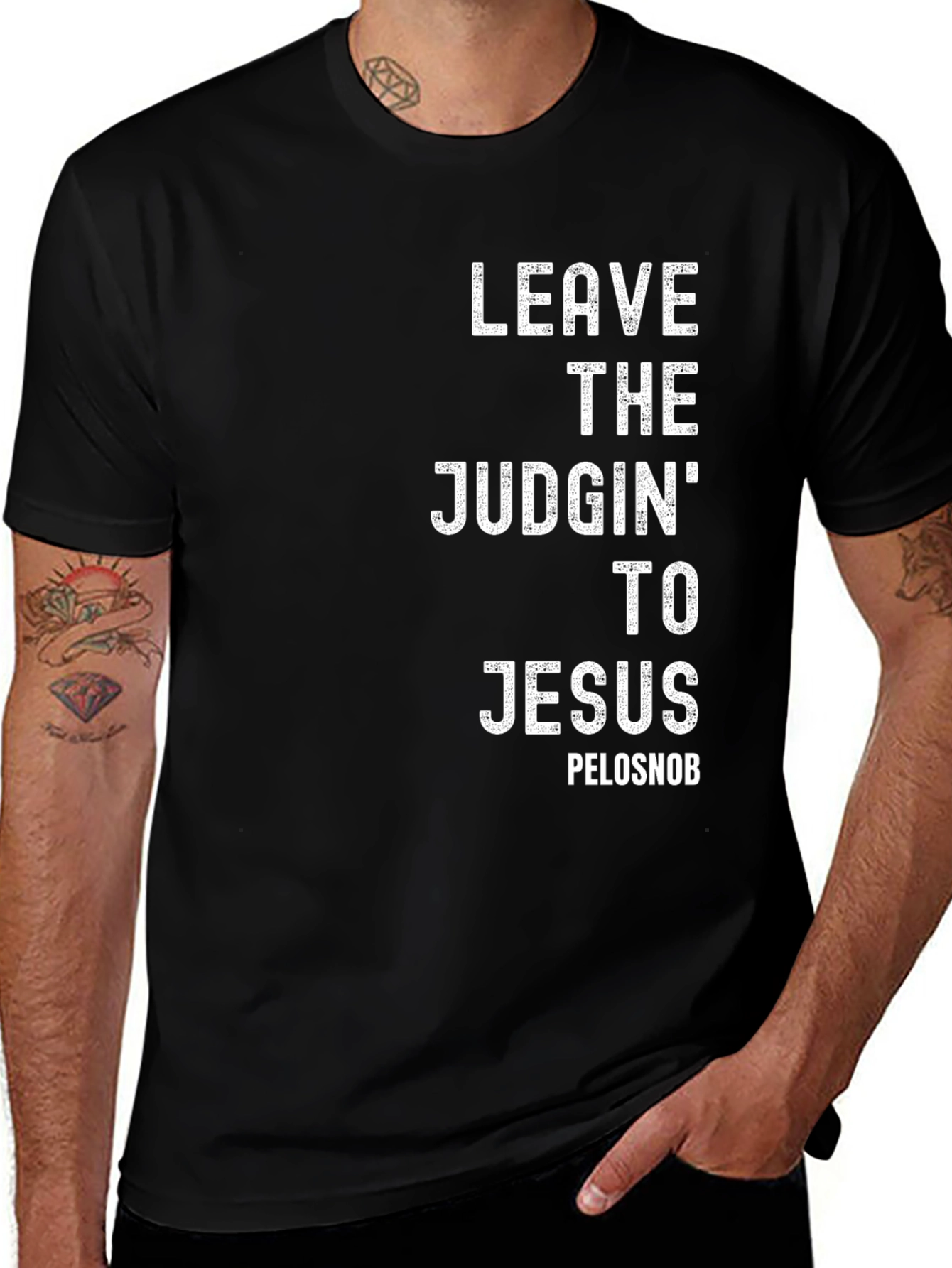 Leave the Judging to Jesus Graphic Tee