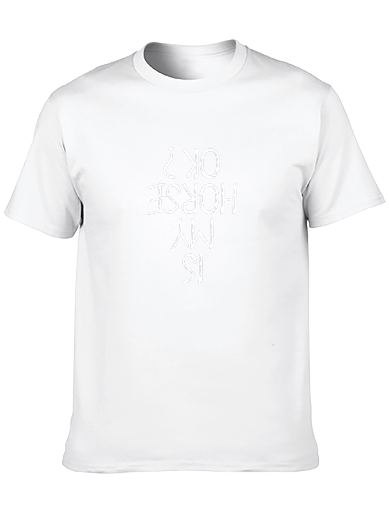 Is My Horse OK? Graphic T-Shirt - Black