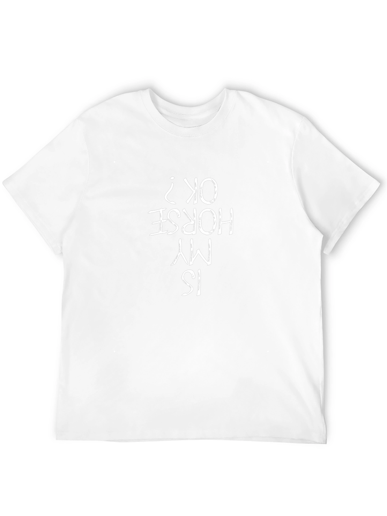 Is My Horse OK? Graphic T-Shirt - Black