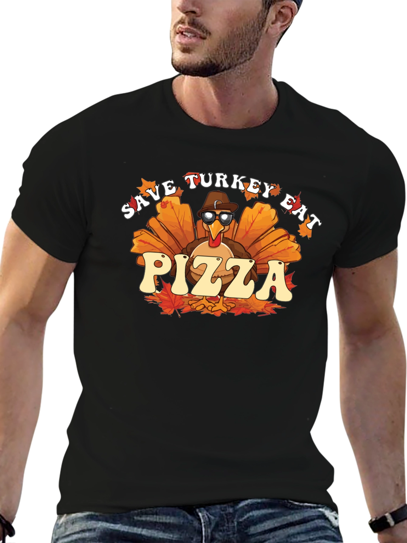 Save Turkey Eat Pizza T-Shirt