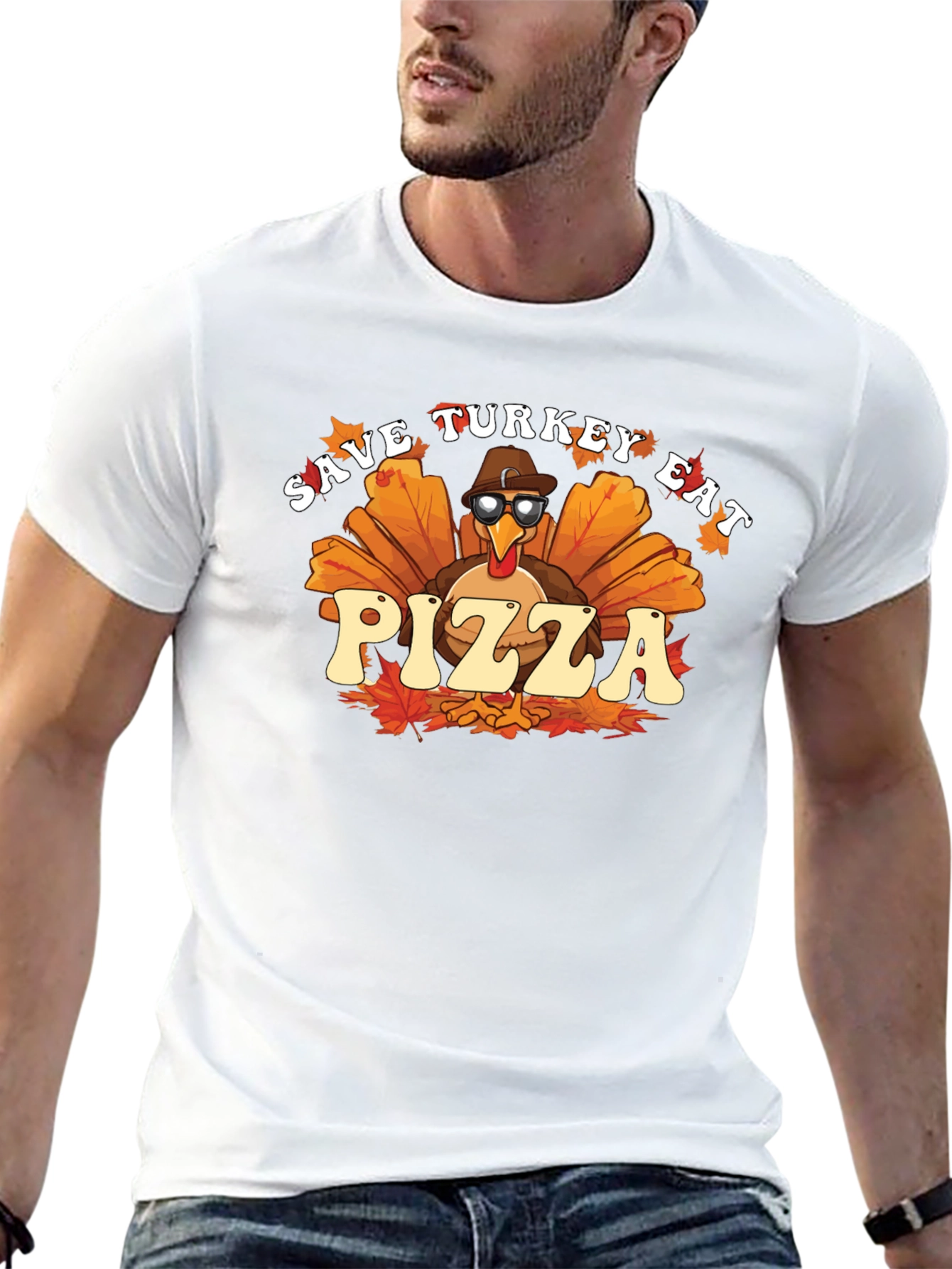 Save Turkey Eat Pizza T-Shirt