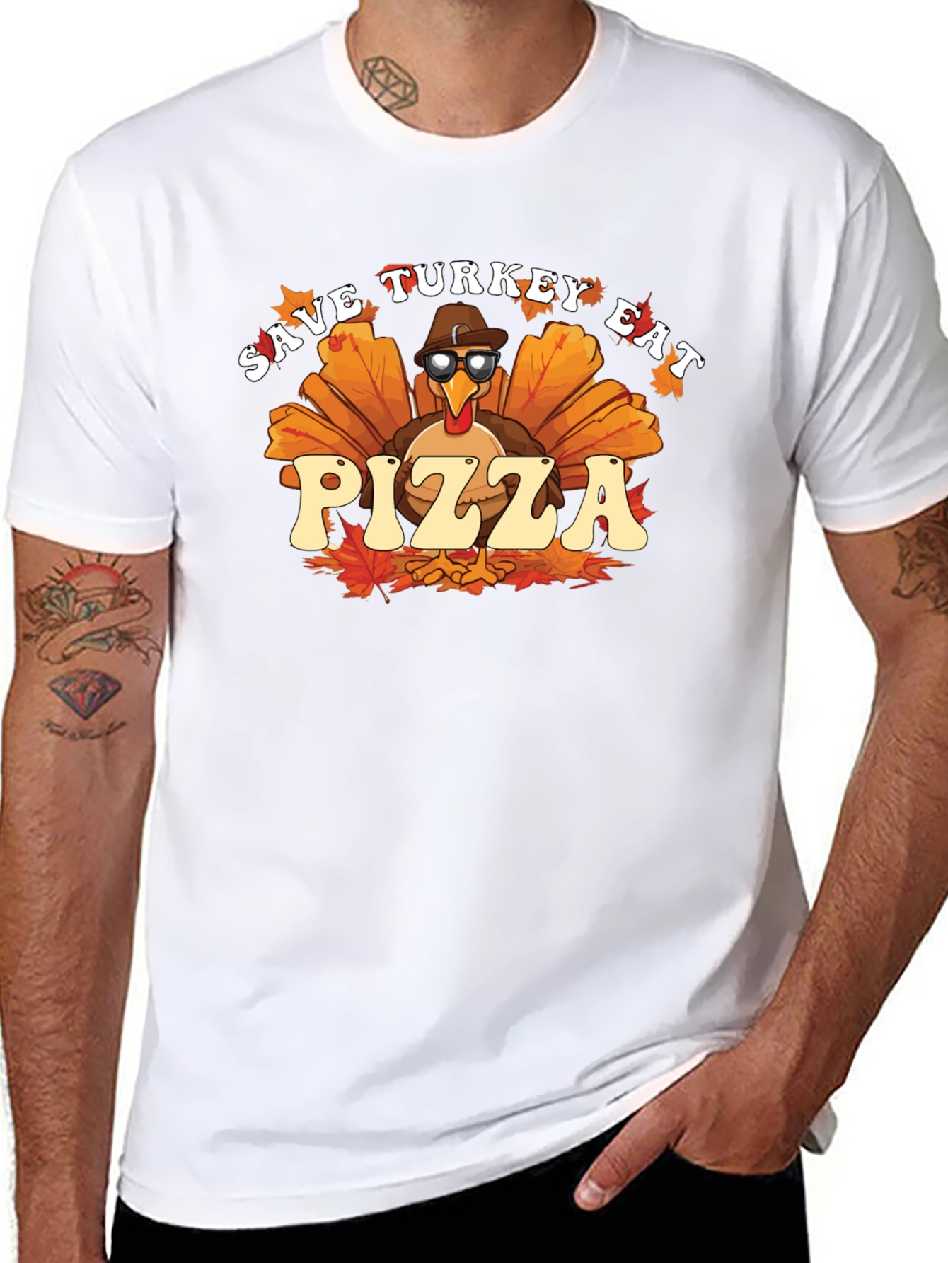 Save Turkey Eat Pizza T-Shirt